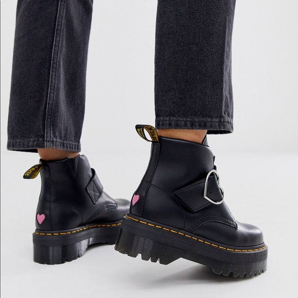 💝 Brand New Authentic  Lazy Oaf x Doc Marten Collaboration Boot Size 11 NWOB - Picture 3 of 17
